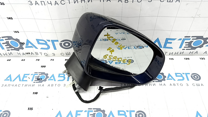 Side mirror right Volvo XC90 16-22 11 pins, turn signal, blue