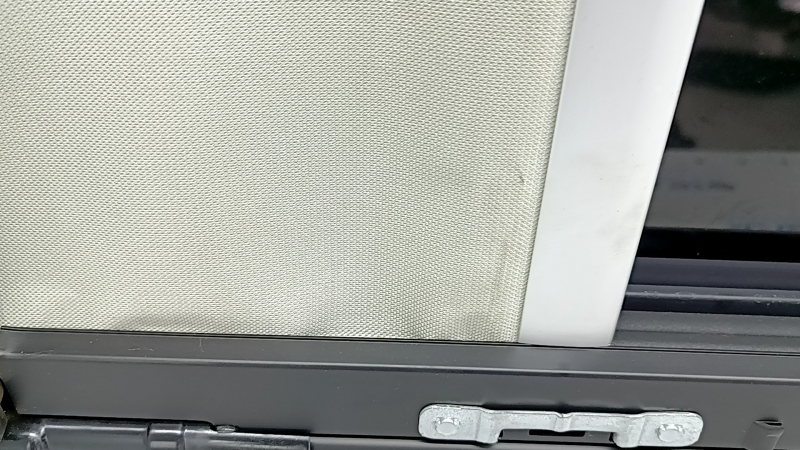 Panorama assembly Volvo XC90 16-22 gray curtain, rusty curtain mechanism, working drive, curtain mount broken, needs dry cleaning