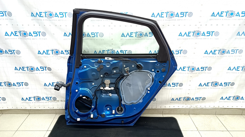 Door assembly rear right Ford Fusion mk5 13-20 blue E7