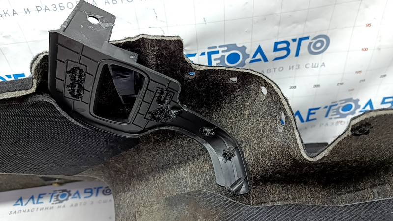 Left arch trim BMW 7 G11 G12 16-22 black, soldered fastening, without overlay