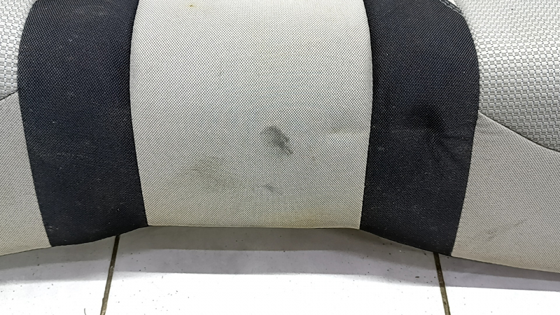 Rear row of seats 2nd row Subaru Forester 19- SK cloth black with gray, without armrest, for dry cleaning, rusty at the bottom