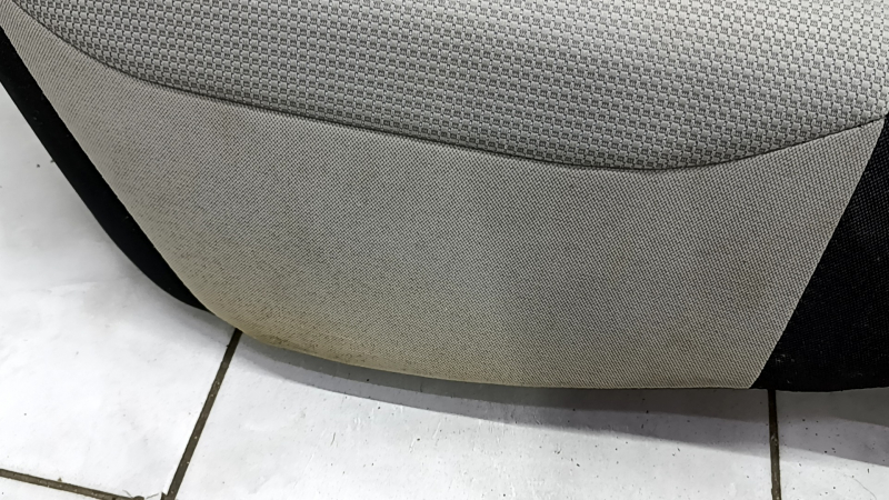 Rear row of seats 2nd row Subaru Forester 19- SK cloth black with gray, without armrest, for dry cleaning, rusty at the bottom