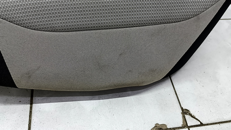 Rear row of seats 2nd row Subaru Forester 19- SK cloth black with gray, without armrest, for dry cleaning, rusty at the bottom