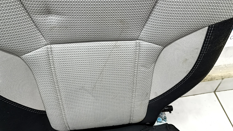 Rear row of seats 2nd row Subaru Forester 19- SK cloth black with gray, without armrest, for dry cleaning, rusty at the bottom