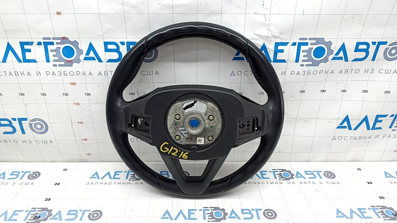 Naked steering wheel BMW 7 G11 G12 16-19 leather black, Sport, under petals, scratches