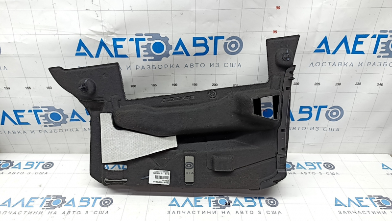 Front passenger footwell trim BMW 7 G11 G12 16-22 black insert, scratches