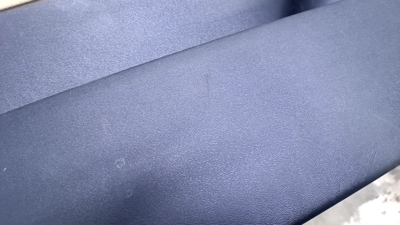 Door trim card front left Volvo XC90 16-22 leather black, beige insert, beige armrest, dents, scratches, scuffs