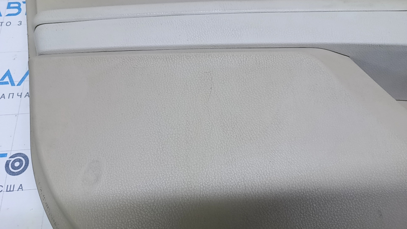 Door trim card front left Toyota Camry v70 18- beige with beige insert plastic, armrest gray rubber, molding chrome, dent, scratches, abrasions, without backlight, used