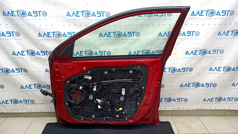 Door assembly front right Kia Niro 17-22 keyless, red K3R, painted 0.2-0.25, missing keyless button Used