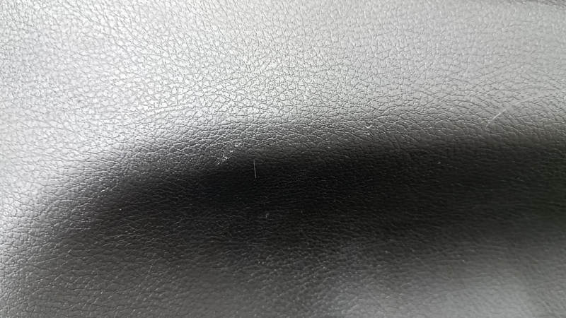 Door trim card rear left Jeep Grand Cherokee WK2 17- black, with black insert leather, armrest leather, molding with chrome, under matte black wood, scratches, for cleaning, whitened plastic Used
