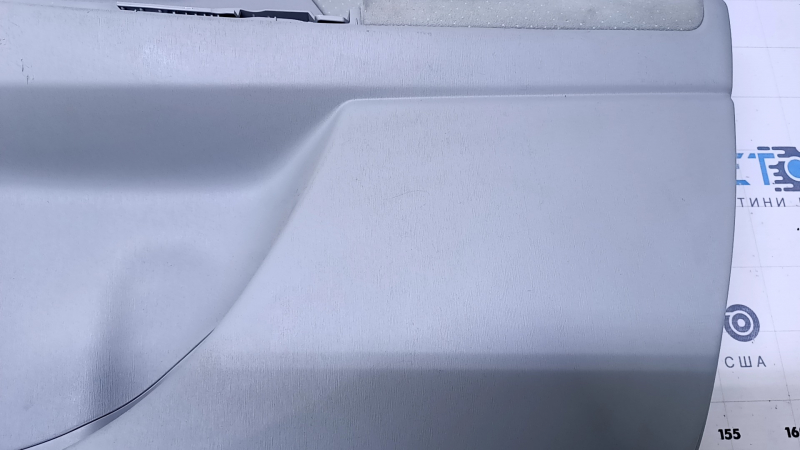 Door trim card front right Toyota Prius V 12-17 gray with gray insert cloth, armrest gray cloth, scuffs, scratches, dent, for dry cleaning Used