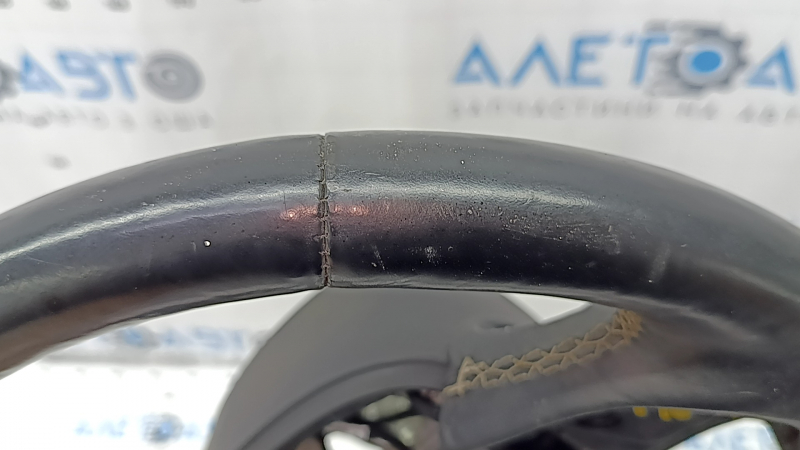 Naked steering wheel Jeep Grand Cherokee WK2 14-21 leather black, heated, scratches, for re-upholstery