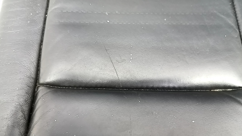 Left rear seat Jeep Grand Cherokee WK2 16-17 - black leather, heated, scratches, dry cleaning, missing plug