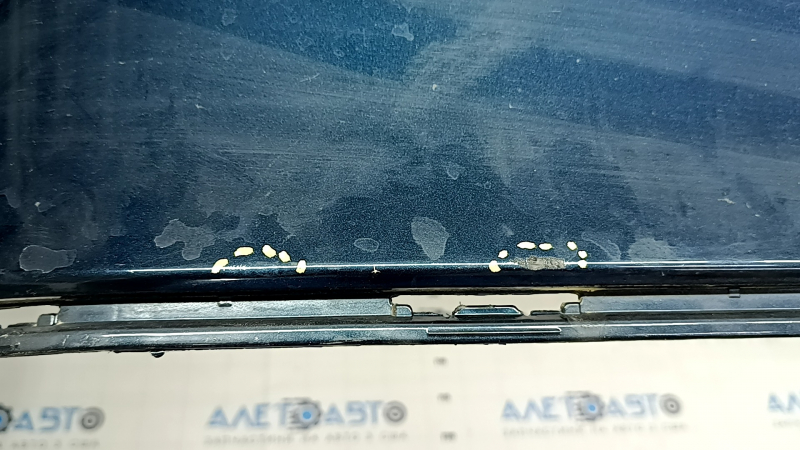 Rear bumper bare Toyota Camry v70 18- LE\XLE, blue, broken mount, scratches, dents