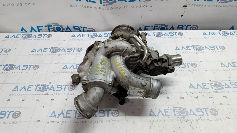Turbine assembly with manifold and cooling pipes VW Passat b8 16-19 USA 1.8T, 2.0T 44k