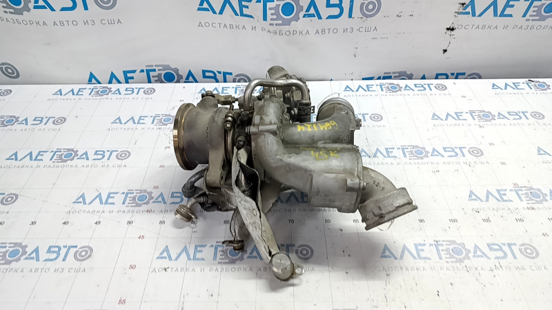 Turbine assembly with manifold and cooling pipes VW Passat b8 16-19 USA 1.8T, 2.0T 45k