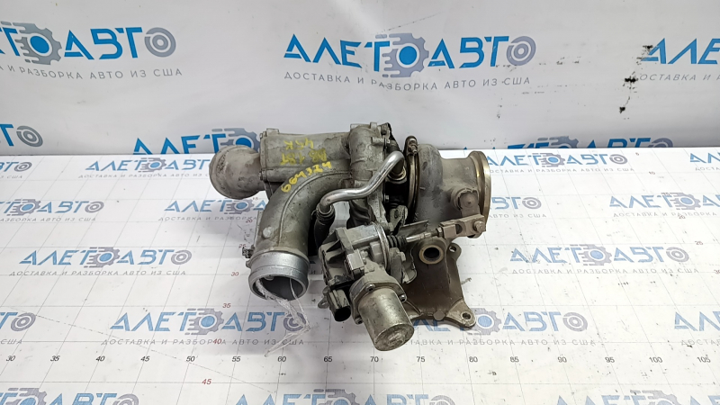 Turbine assembly with manifold and cooling pipes VW Passat b8 16-19 USA 1.8T, 2.0T 45k