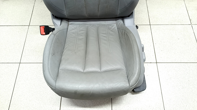 Driver's seat Audi A5 F5 17-19 with airbag, electric, heated, grey leather, dented leather, dry-cleanable