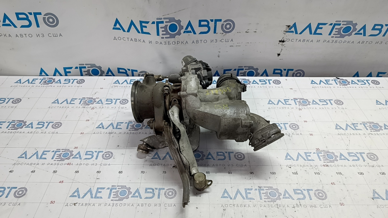 Turbine assembly with manifold and cooling pipes VW Passat b8 16-19 USA 1.8T, 2.0T 85k