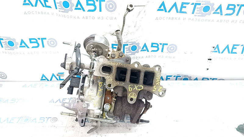 Mazda CX-9 16-23 2.5T 42k turbine with cooling pipes, broken nipple