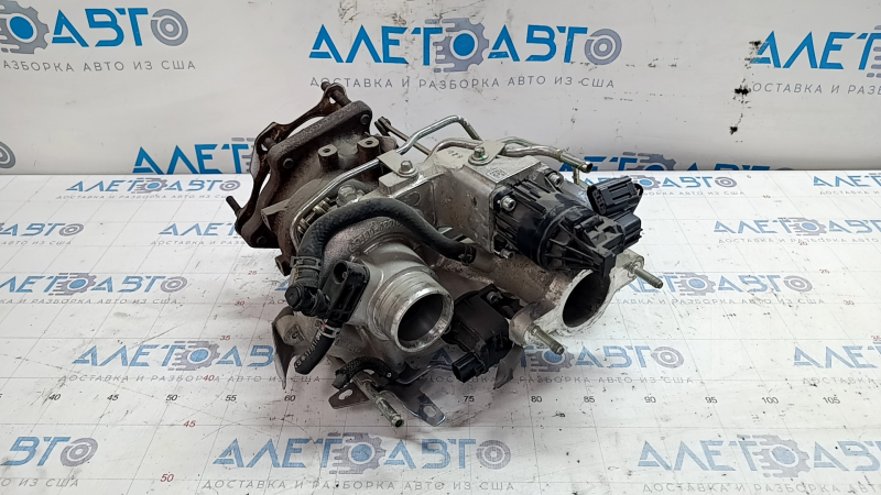 Mazda CX-9 16-23 2.5T 42k turbine with cooling pipes, broken nipple