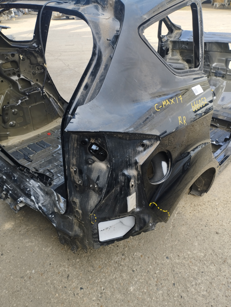 Quarter wing rear right Ford C-max MK2 13-18 black, on the body, bumps, dented