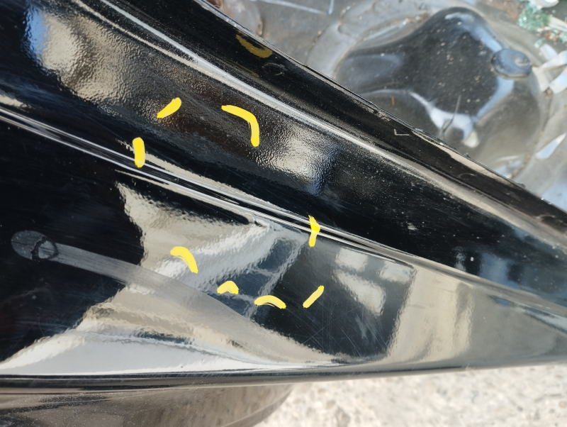 Quarter wing rear right Ford C-max MK2 13-18 black, on the body, bumps, dented