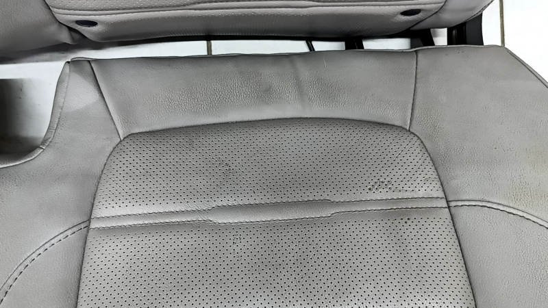 Rear seat left Honda CRV 17-19 gray leather, perforation, dry cleaning, scratches on the lining