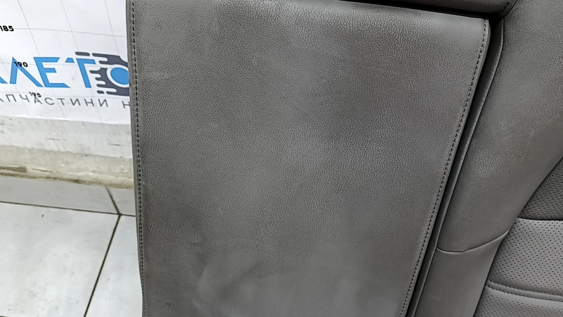 Rear seat left Honda CRV 17-19 gray leather, perforation, dry cleaning, scratches on the lining