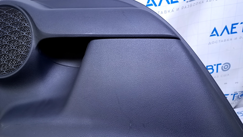 Door trim card rear left Toyota Prius 50 16- gray with beige insert leather, armrest beige leather, scuffs, scratches