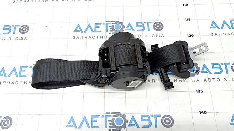 Passenger seat belt Jeep Cherokee KL 19-21 black, dry cleanable