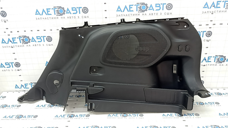 Right arch trim Jeep Cherokee KL 19 - black for electric cover and subwoofer, scratches, worn