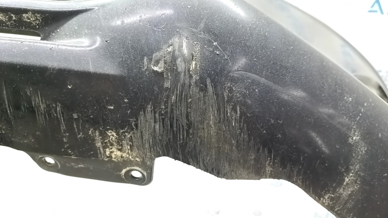 Front bumper bare Ford Fusion mk5 19-20 without parking sensors and towing hook, black, non-standard holes, scratches