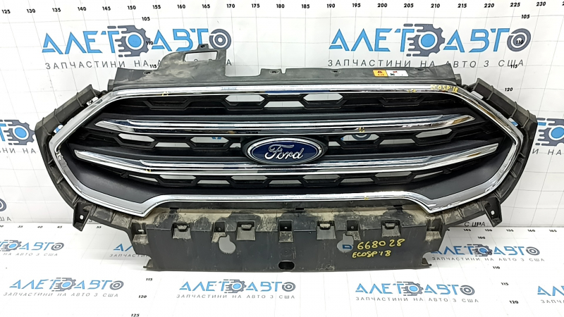 Radiator grill grill Ford Ecosport 18-22 complete with emblem, chrome, sand