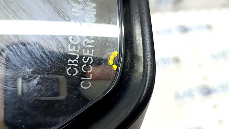 Side mirror right Toyota Prius 50 Prime 17-20 5 pins, heated, white, scratch, cracks in the mirror frame
