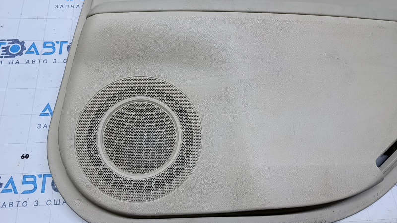 Door trim card rear right Lexus ES300h ES350 13-18 beige with black insert leather, leather armrest, molding under the tree, with illumination, dents, abrasions, scratches