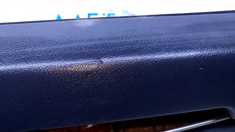 Door trim card rear right Lexus ES300h ES350 13-18 black with black insert leather, armrest leather, molding dark wood gloss, with backlight, scratches, abrasions, scuffs, bumps