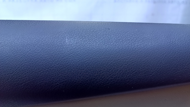 Door trim card rear right Lexus RX350 RX450h 10-15 beige with beige insert leather, armrest beige leather, dent, bumps, abrasions, scratches, tear