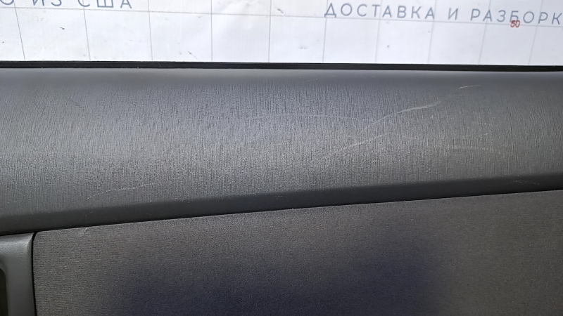 Door trim card rear right Toyota Prius 30 10-15 dark gray with dark gray insert cloth, armrest dark gray cloth, scratches, abrasions, broken fastener