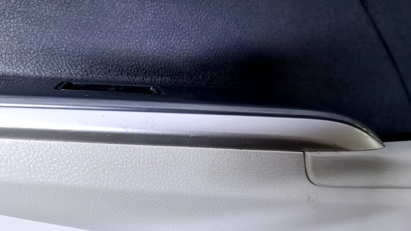 Door trim card rear right Toyota Camry v50 12-14 usa gray with black insert plastic, armrest gray rubber, scratches, abrasions