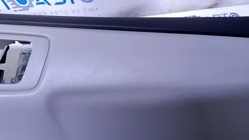 Door trim card rear right Toyota Camry v55 15-17 usa gray with gray insert plastic, armrest gray rubber, scuffs, scratches