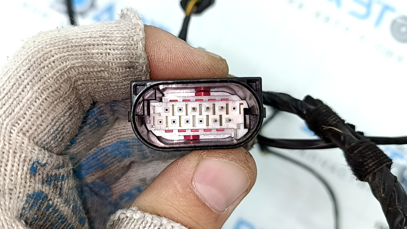 Wiring of the front bumper BMW X3 G01 18-21 for 4 parking sensors, for BSM and for fog lights