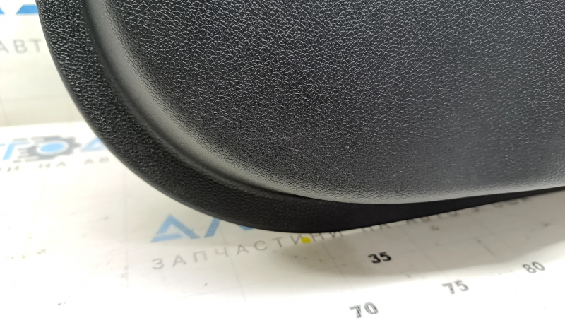 Door trim card rear right Kia Niro 17-22 HEV, PHEV black, glossy insert, without heating, armrest leather, scratches
