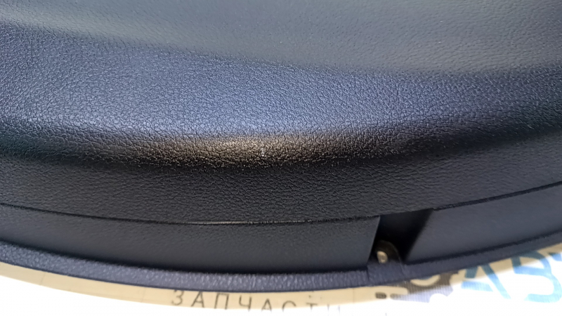 Door trim card rear right Jeep Compass 17- black with black insert leather, armrest black leather with black stitching, scratches, abrasions, bumps