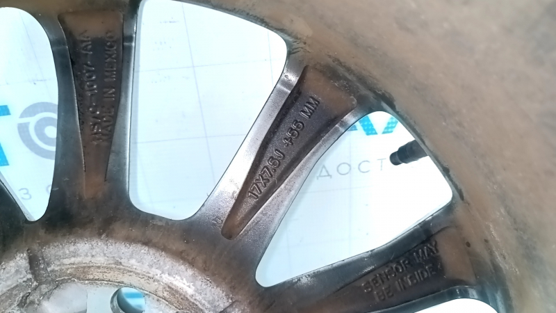 Wheel disk R17 5*108 Ford Fusion mk5 17-18 curb, for rent
