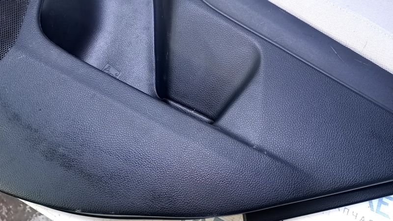 Door trim card rear right Subaru Forester 14-18 SJ black with gray insert cloth, armrest gray cloth, scratches, abrasions, for dry cleaning