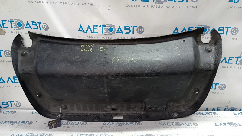 Trunk lid trim Kia Optima 14-15 rest, black, scratches, abrasions