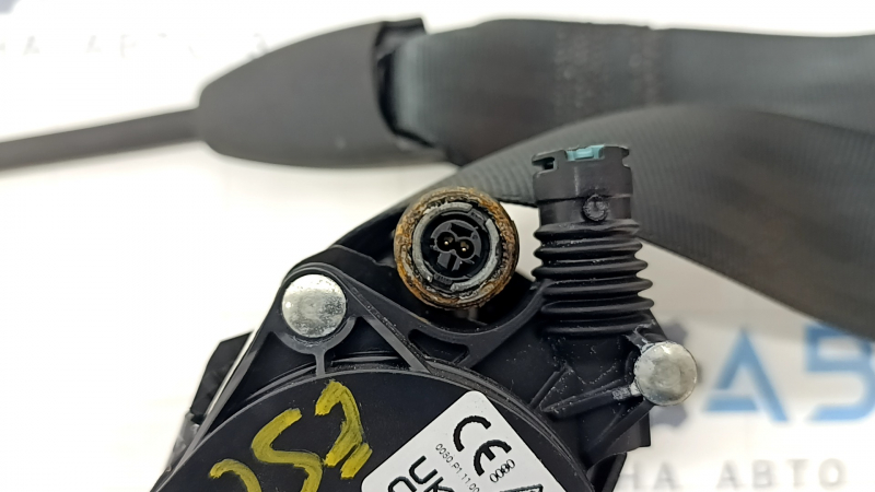 Driver's seat belt with tensioner Ford Escape MK4 20- black, dry cleanable, does not retract