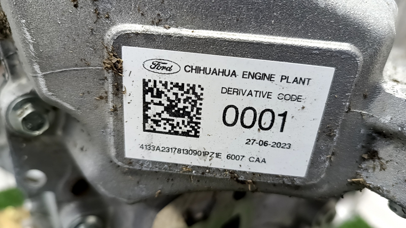 Ford Escape MK4 23- 1.5T 15FDOS 11k engine, driftwood, emulsion, for parts