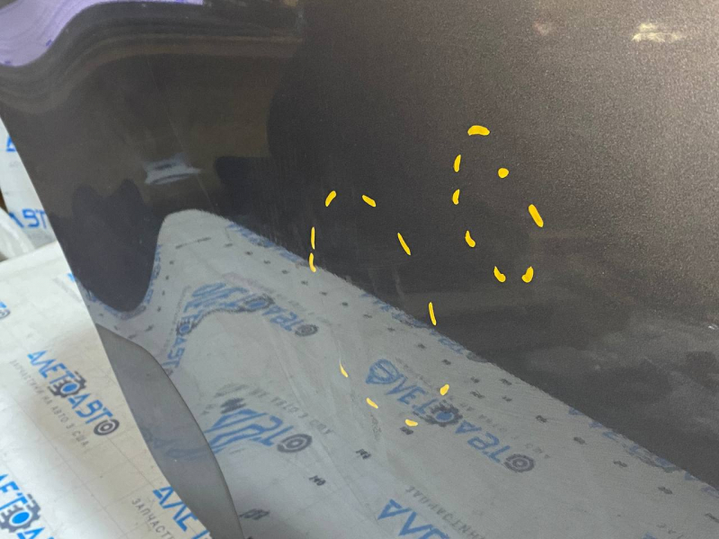 Door assembly rear right Lexus ES300h ES350 13-18 hybrid, keyless, graphite 1H9, butt, soot on glass